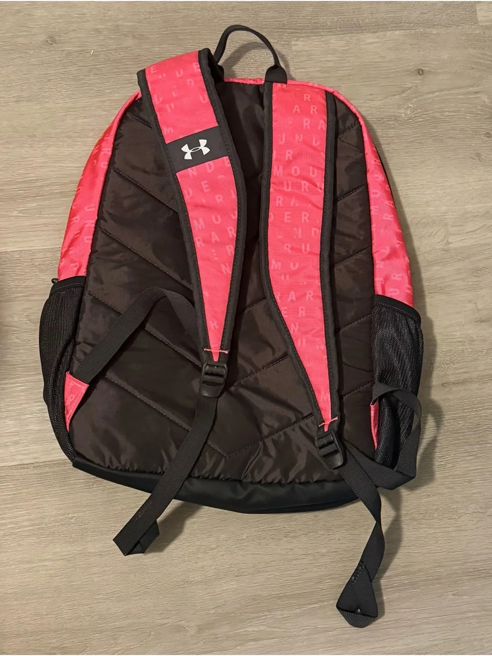 Under Armour Pink and Black Backpack
